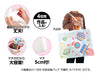 Work back made of non-woven fabric, large with gusset (5cm), light purple01