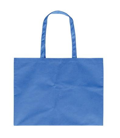 Work bag made of non-woven fabric, large with gusset (5cm), blue01