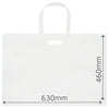 Large work storage bag with hole in the handle, white01