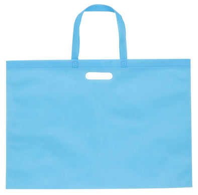 Large work storage bag, hole in handle, light blue01