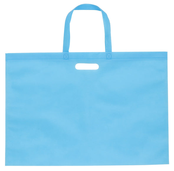 Large work storage bag, hole in handle, light blue01