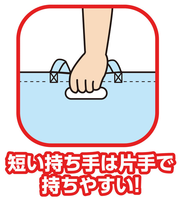 Large work storage bag, hole in handle, light blue03