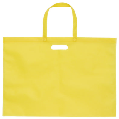 Large work storage bag, perforated handle, light yellow01