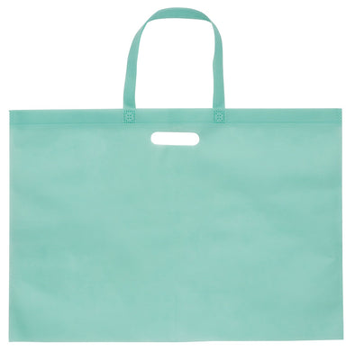 Large work storage bag, perforated handle, pastel green01