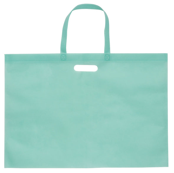 Large work storage bag, perforated handle, pastel green01
