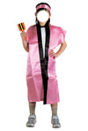 Satin Long Happy Peach S (with hachimaki)03