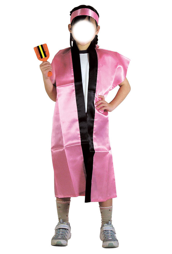 Satin Long Happy Peach S (with hachimaki)03