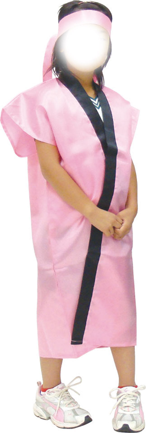Satin Long Happy Peach L (with hachimaki)01
