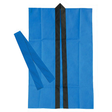 Long happy non-woven fabric blue J (with headband)01