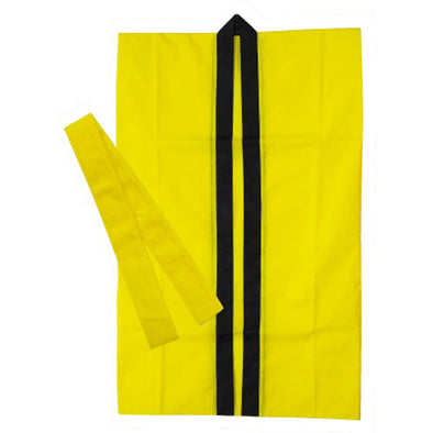 Long happy non-woven fabric yellow J (with headband)01
