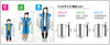 Long happy non-woven fabric black J (with headband)01