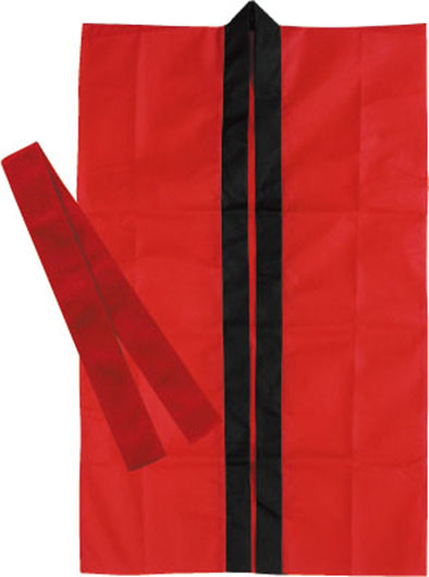 Long happy non-woven fabric red S (with headband)01
