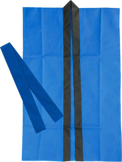 Long happy non-woven fabric blue S (with headband)01