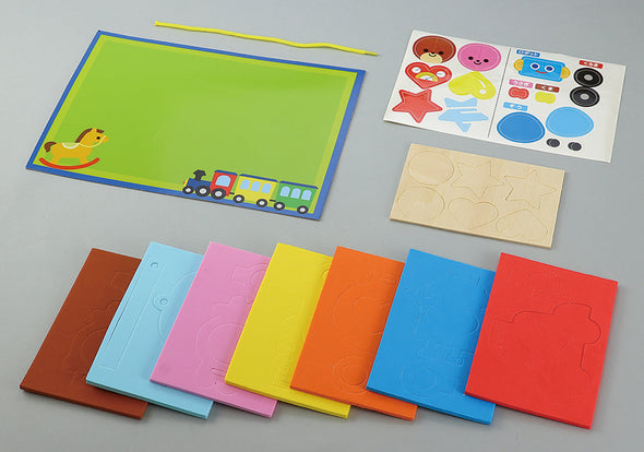 Drawing toy box making with wooden parts01