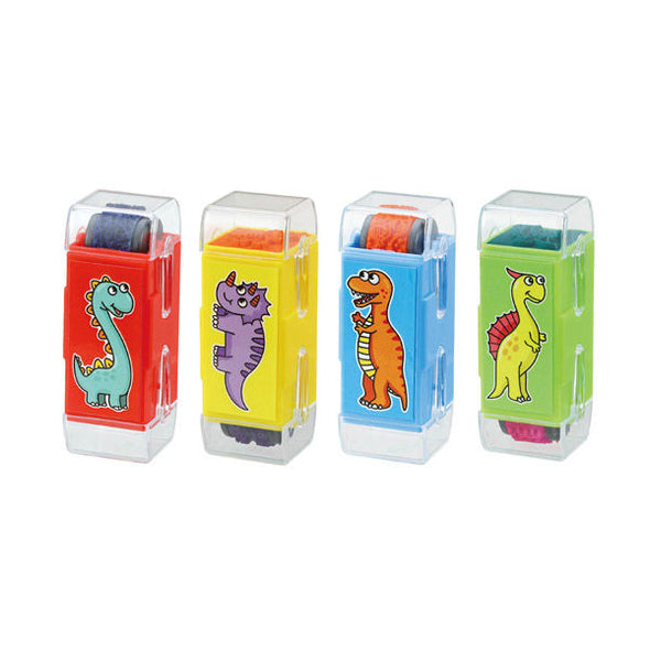 Dinosaur rolling stamp BOX set (24 pieces)