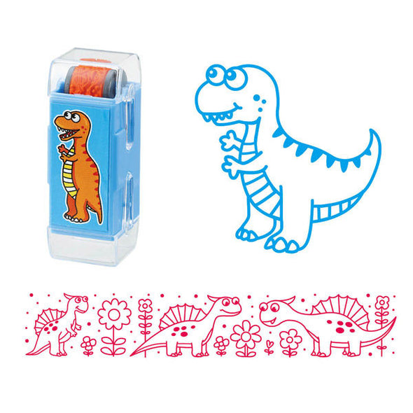 Dinosaur rolling stamp BOX set (24 pieces)