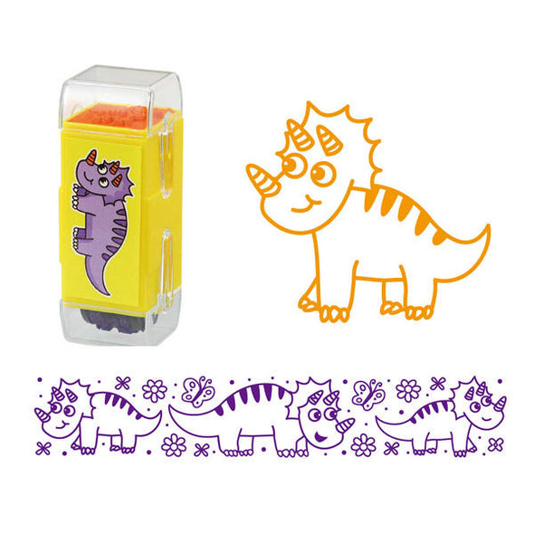 Dinosaur rolling stamp BOX set (24 pieces)