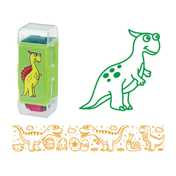 Dinosaur rolling stamp BOX set (24 pieces)