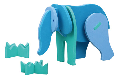 3D animal puzzle elephant01