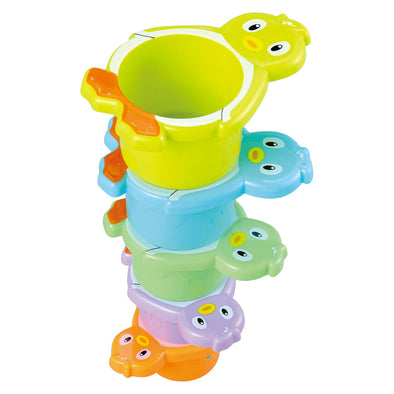 Colorful penguin shower cup01