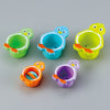 Colorful penguin shower cup02