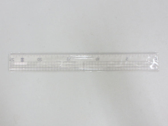 Turner Acrylic grooved ruler 25cm01