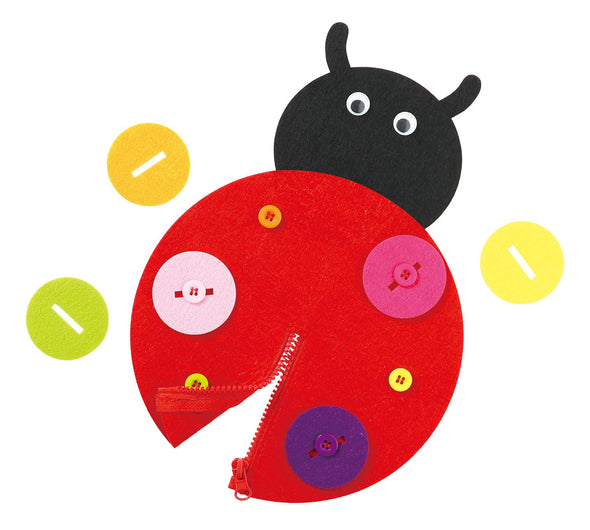 Button and fastener play ladybug02