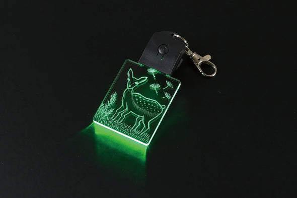 Acrylic light key holder corner04