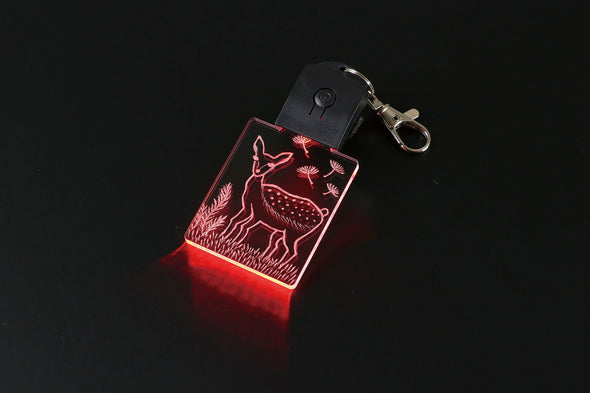 Acrylic light key holder corner05