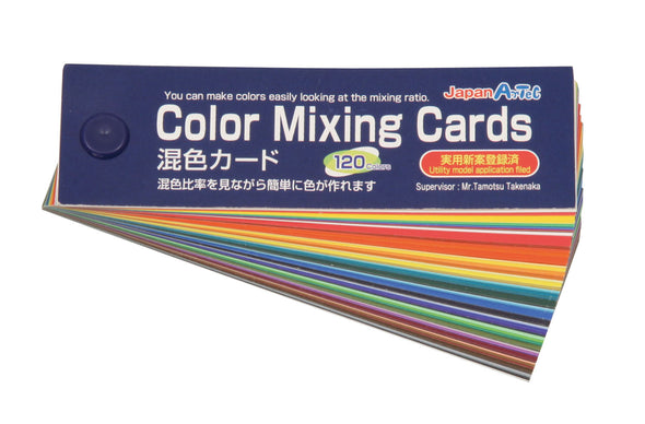 Mixed color card for poster color with storage bag included01