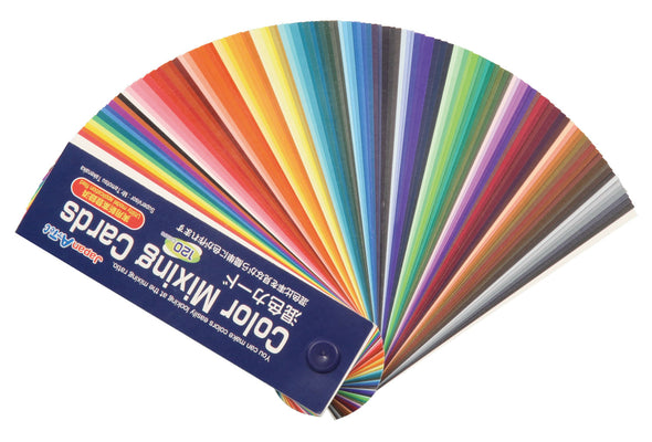 Mixed color card for poster color with storage bag included01