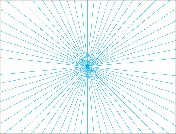 One point perspective sheet B3 (set of 10)01