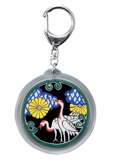 Hamepachi-kun key holder round shape01