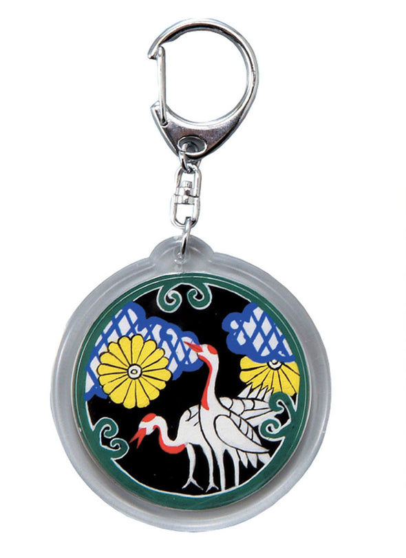 Hamepachi-kun key holder round shape01