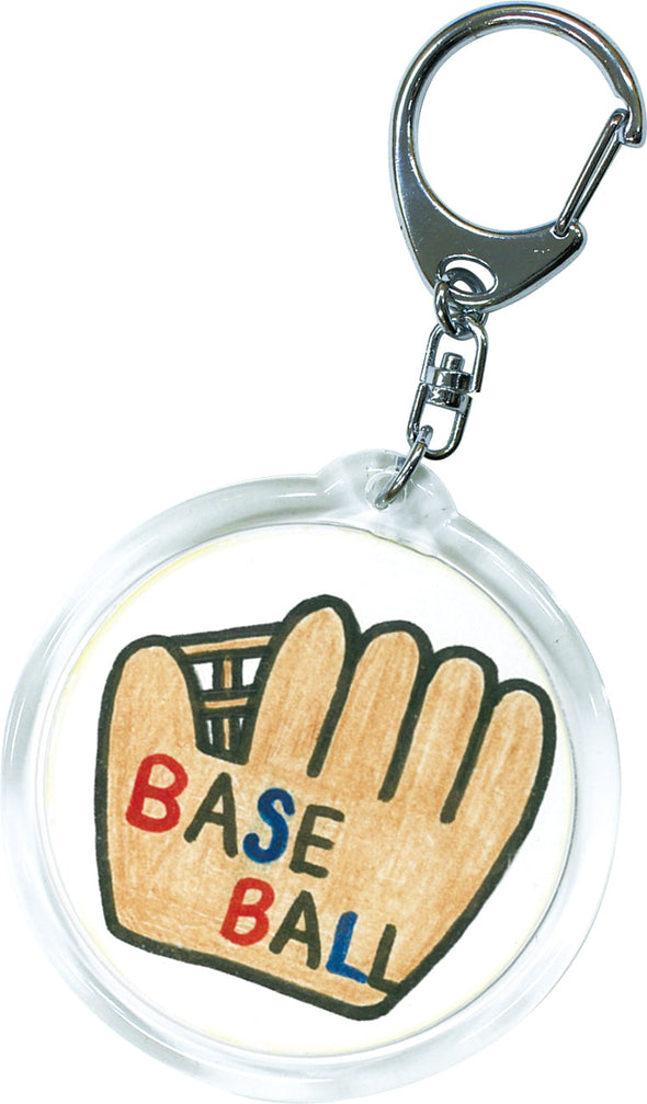 Hamepachi-kun key holder round shape01