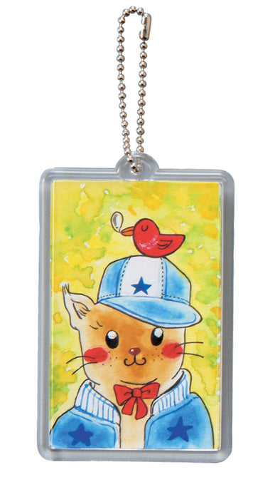 Hamepachi-kun key holder square type01