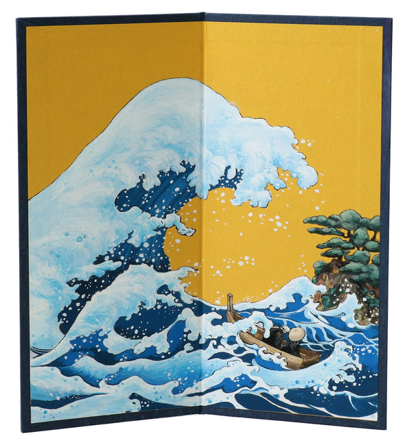 Gold folding screen (two pieces) small01