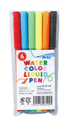 Easy picture book making with 6 color water-based color pens set03