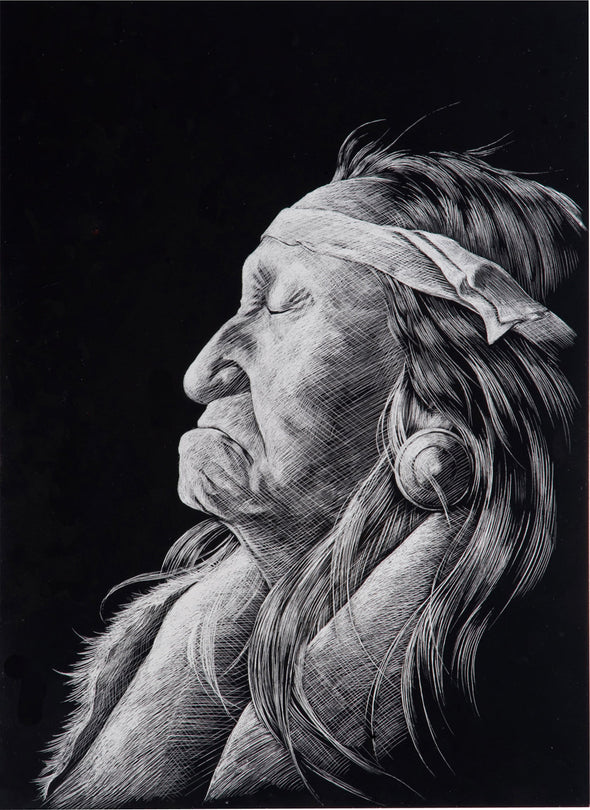 Scratch board silver A401