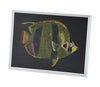 Acrylic art glass metallic frame set small01