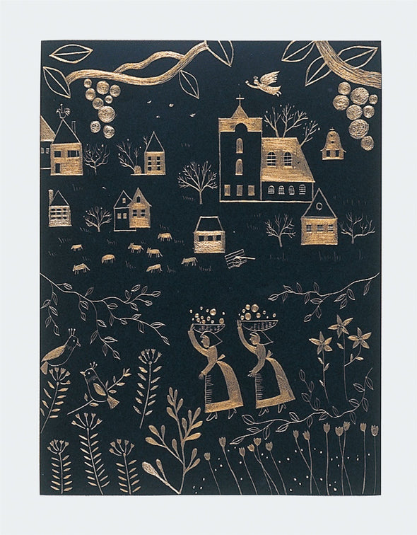 Scribble craft brass plate01