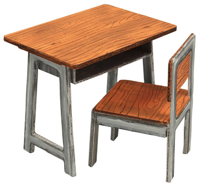 Desk and chair diorama base (hard paper)01