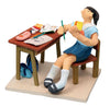 Desk and chair diorama set (made of hard paper)01