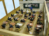 Desk and chair diorama set (made of hard paper)03