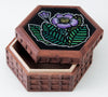 Multibox hexagonal box with art glass01