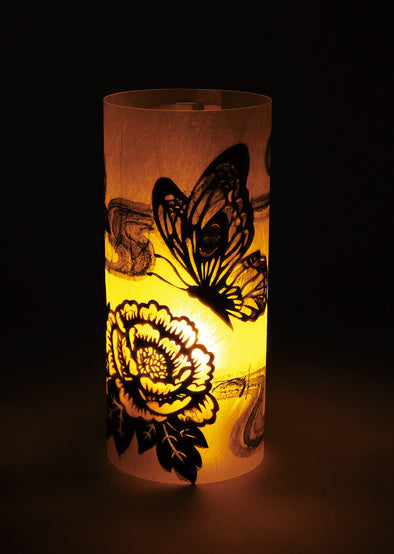 Easy Japanese paper art with warm lights01