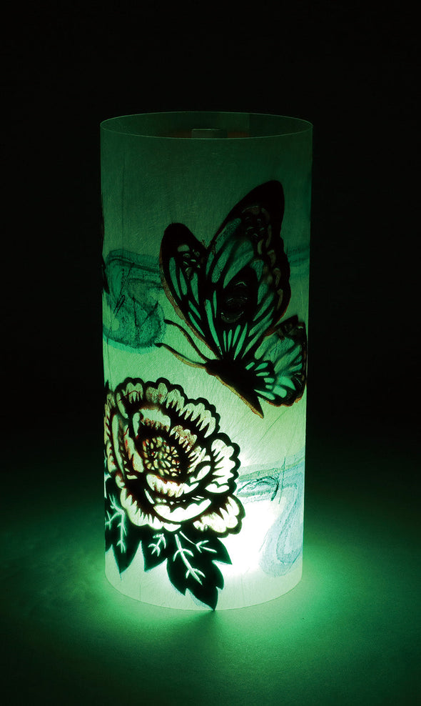 Easy Japanese paper art with flickering light01