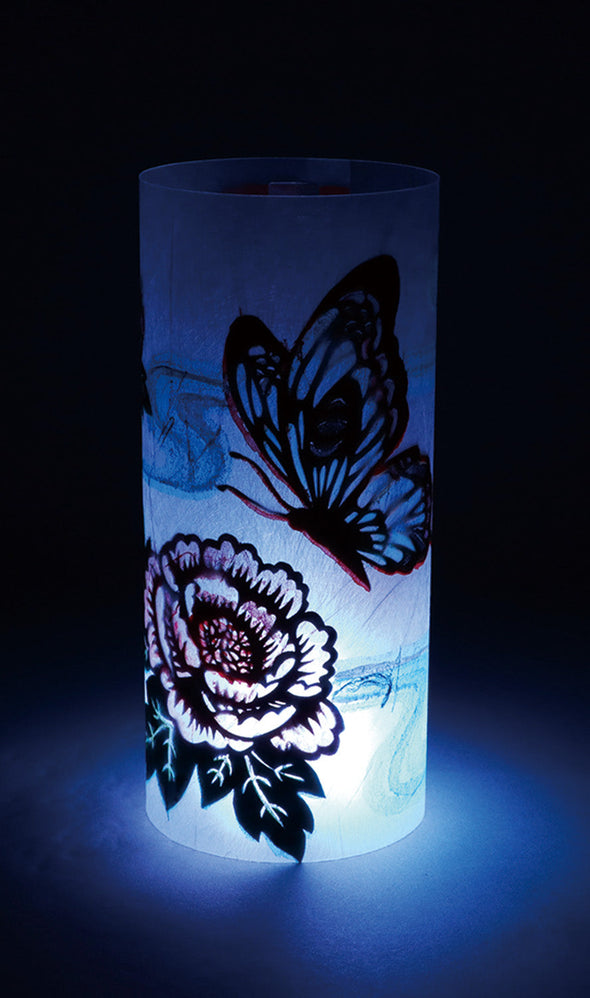 Easy Japanese paper art with flickering light02