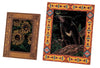 Art glass wood carving frame set small01