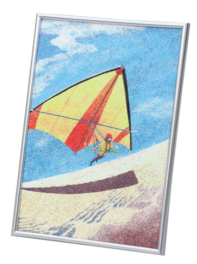 Sand painting set A4 with metallic frame01